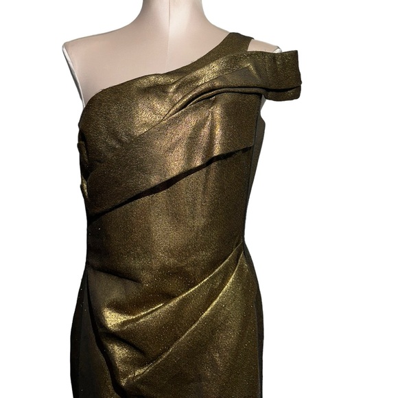 J Mendel Paris authentic gold dress in size 12. EUC. Absolutely gorgeous - Picture 5 of 14